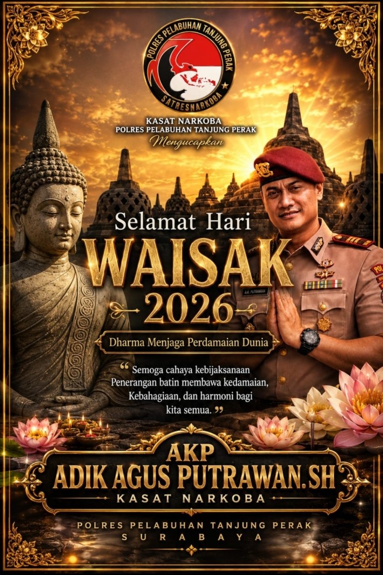 AKP Adik Agus Putrawan SH: Semangat Waisak Momentum Perkuat Perdamaian dan Persatuan Bangsa