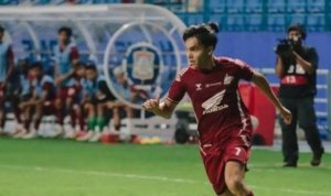 Winger PSM Makassar Victor Dethan Adilson Silva lawan Madura United huuu