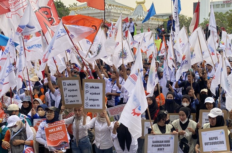 Peringatan Hari Buruh ,Surabaya
