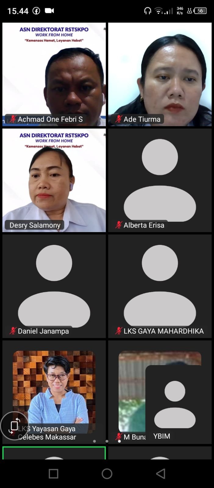 Kementerian Sosial RI Gelar Zoom Meeting Pembaruan Data LKS,YBIM Apresiasi Langkah Penguatan Data Sosial