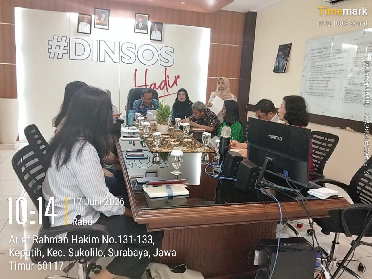 RAPAT KOORDINASI LAYANAN LEMBAGA KESEJAHTERAAN SOSIAL LANJUT USIA (LKS-LU) KOTA SURABAYA