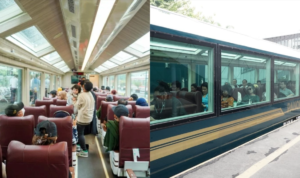 KA Panoramic, Wisata, Kereta Api