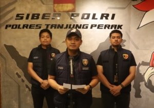 Polres Pelabuhan Tanjung Perak Amankan Pelaku Pemerasan Sopir Truk yang Viral di Medsos.