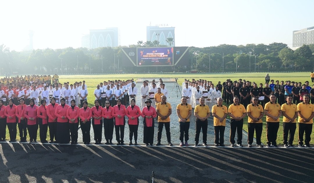 Kapolda Jatim Buka Pekan Olahraga Hari Bhayangkara ke-80, Tekankan Kebersamaan dan Sportivitas