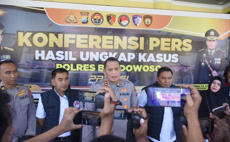 Tindakan Tegas Terukur, Polres Bondowoso Amankan Tersangka Perampokan Berclurit