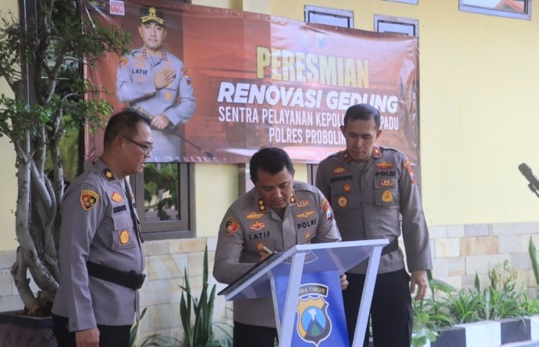 Polres Probolinggo Resmikan Gedung SPKT Baru Tingkatkan Kualitas Pelayanan Masyarakat