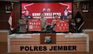 Polres Jember Ungkap Kasus Narkoba Amankan 30 Tersangka dan Ratusan Gram Sabu