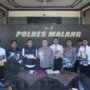 Polres Malang Amankan Dua Pemuda Bawa Sajam Saat Penyekatan Malam 1 Suro