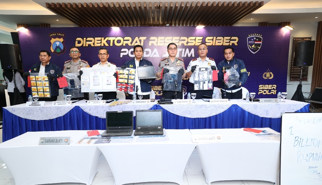 Polda Jatim Bongkar Sindikat Love Scamming Internasional, 3 Tersangka Diamankan