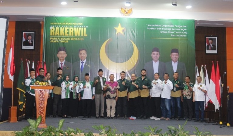 RAKERWIL DPW PBB JAWA TIMUR 2026 BERLANGSUNG SUKSES, DIHADIRI PJ KETUM DPP PBB YURI KEMAL FADLULLAH, SH., M.H.