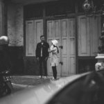 Kota Surabaya malam hari dengan lampu kota yang indah