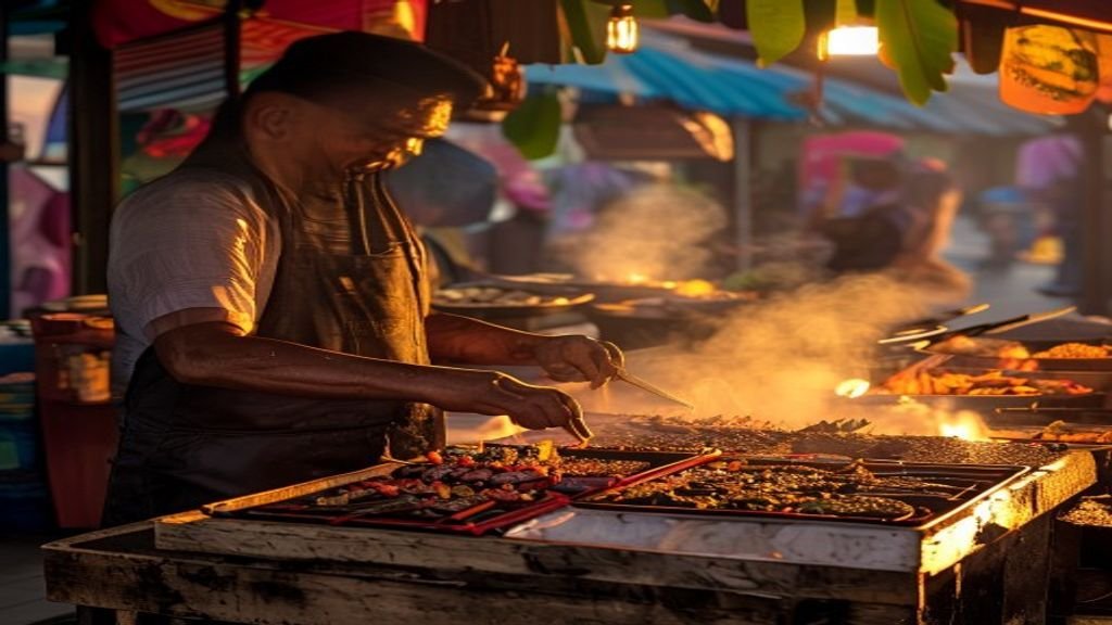 Makanan khas Surabaya seperti lontong balap dan gudeg