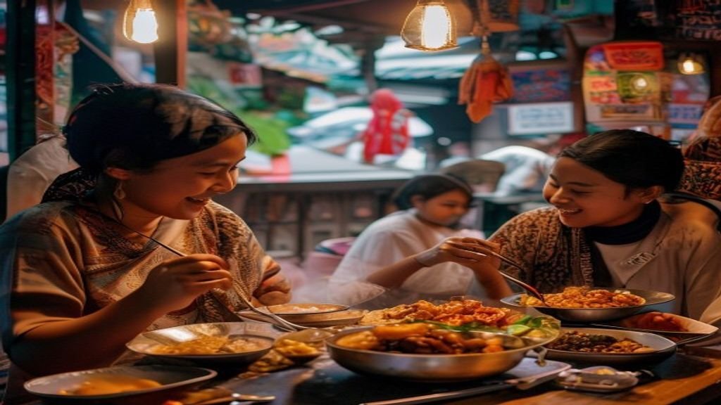 Panduan 5 Langkah Nikmati Kuliner Surabaya Hemat dan Lezat 1 Gambar makanan khas Surabaya seperti lontong balap dan gudeg.
