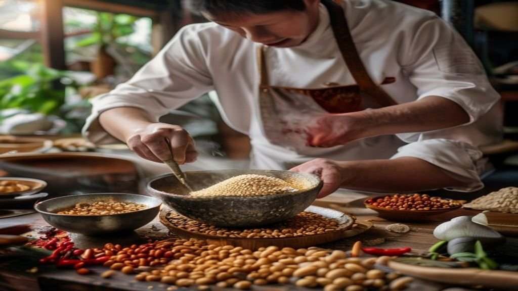 Membedah Asal Usul Sambal Kacang: Fakta Langka Kuliner Surabaya 1 Makanan khas Surabaya seperti rawon, soto, dan rujak cingur disajikan di warung tradisional.
