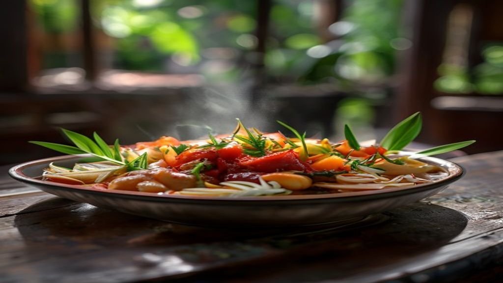 Beragam hidangan khas Surabaya, dari rawon pedas hingga soto ayam, menampilkan cita rasa tradisional kota pelabuhan.