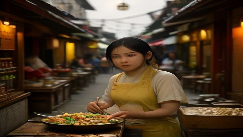 Beragam hidangan khas Surabaya seperti rawon, soto dan rujak menggiurkan selera di pasar tradisional.