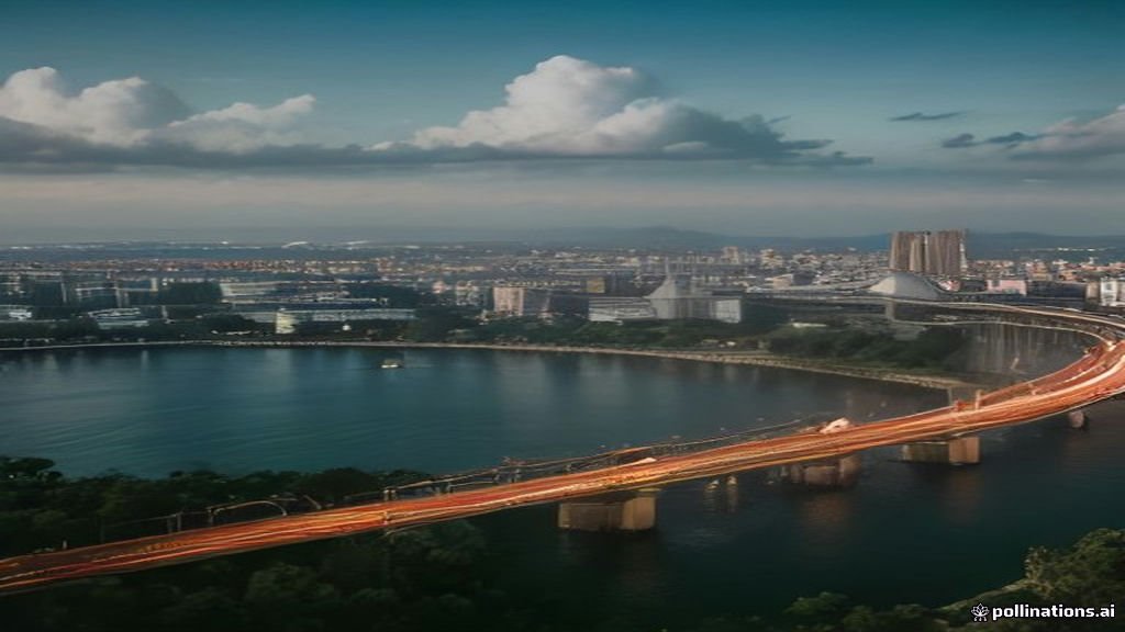 Pemandangan ikon Surabaya seperti Jembatan Suramadu, Tugu Pahlawan, dan kuliner khas di pusat kota